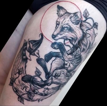 Tattoos - Bonnie Seeley Decaying Fox - 144634